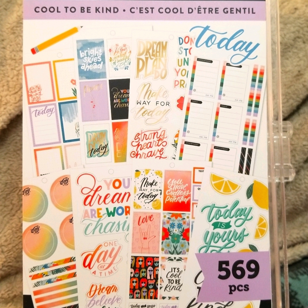 The Happy Planner Cool To Be Kind Sticker Book